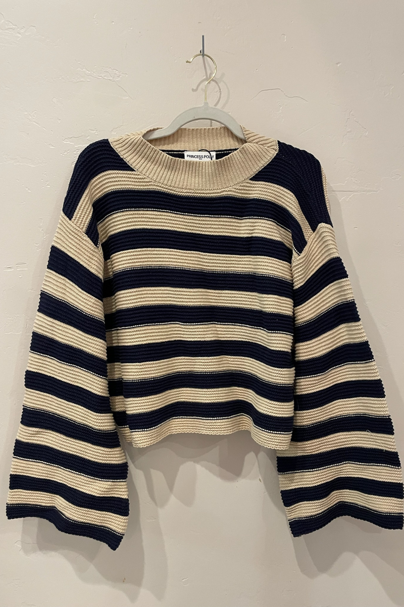 PRINCESS POLLY - STRIPE SWEATER