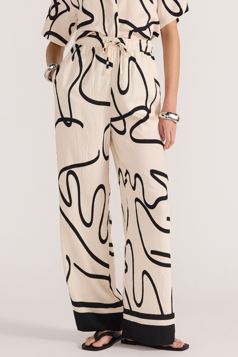 STAPLE THE LABEL - ZENITH RELAXED PANT ABSTRACT