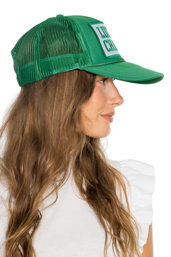 FRIDAY FEELIN - LUCKY CHARM TRUCKER HAT GREEN