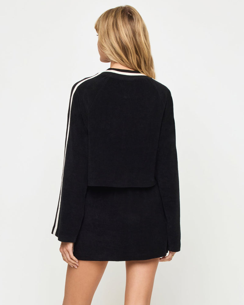 LSPACE - TEMPO PULLOVER BLACK CREAM
