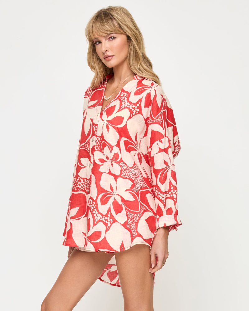LSPACE - RIO TUNIC HIBISCUS BLOOM