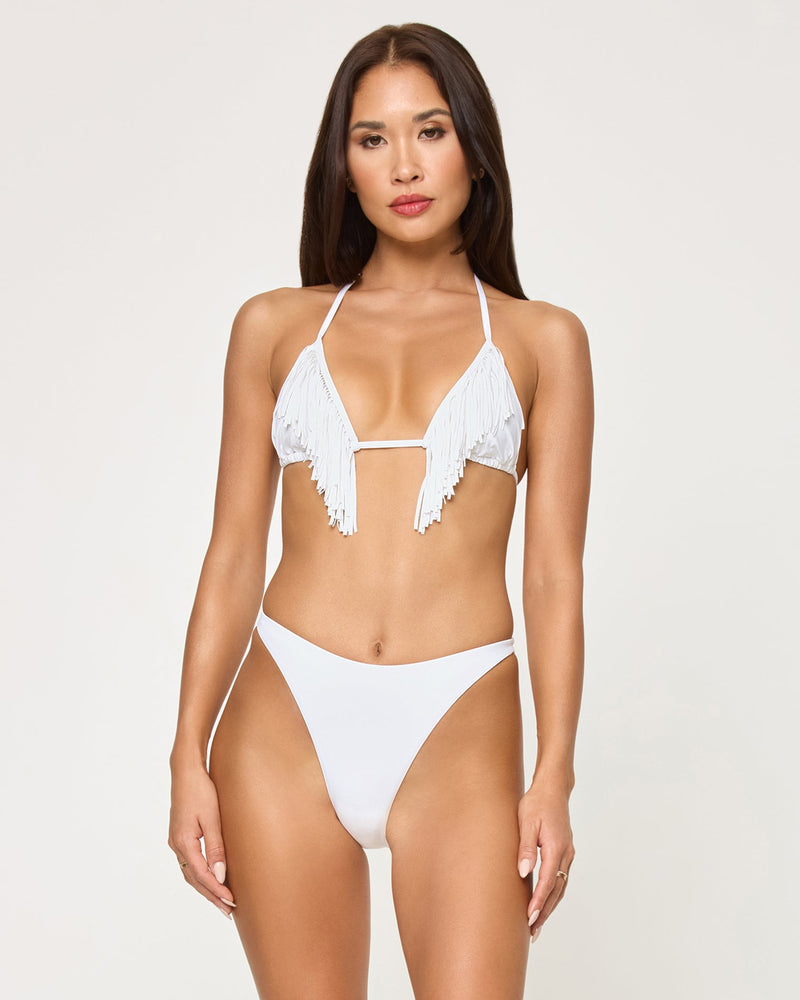 LSPACE - LEILANI BIKINI BOTTOM WHITE