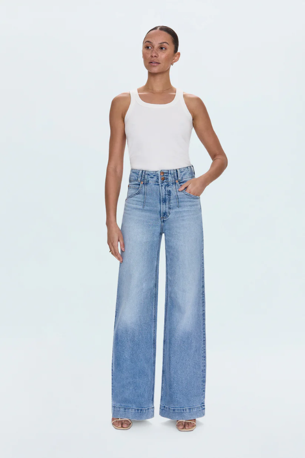 PISTOLA - LANA HIGH RISE ULTRA WIDE LEG JEAN TERRACE