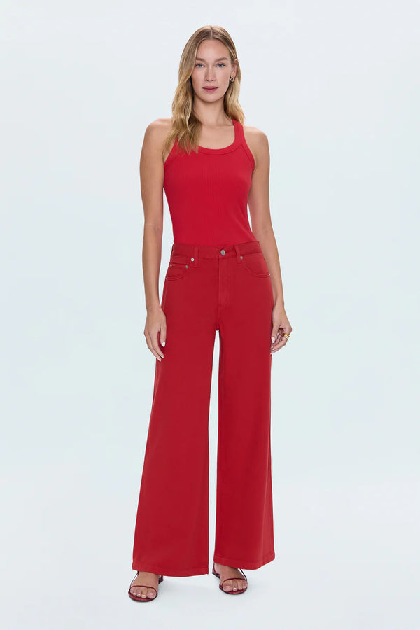PISTOLA - JADYN LOW SLUNG PALAZZO JEAN RUBY