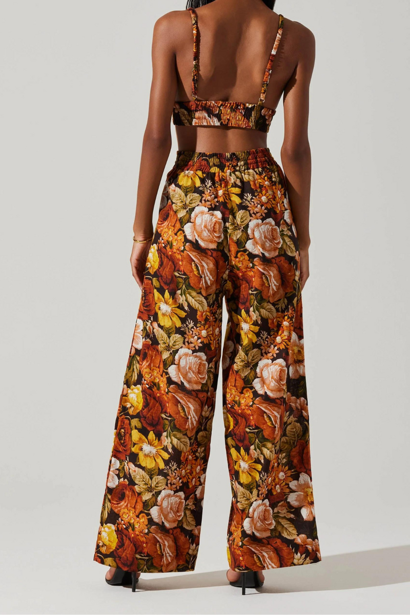 ASTR THE LABEL - FEMI FLORAL WIDE LEG PANT