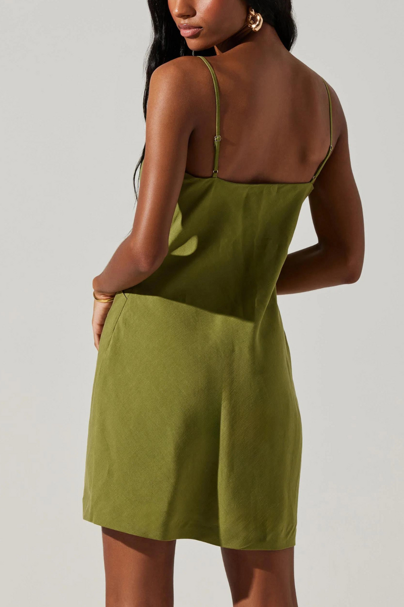 ASTR THE LABEL - ISADORA DRAPED MINI DRESS