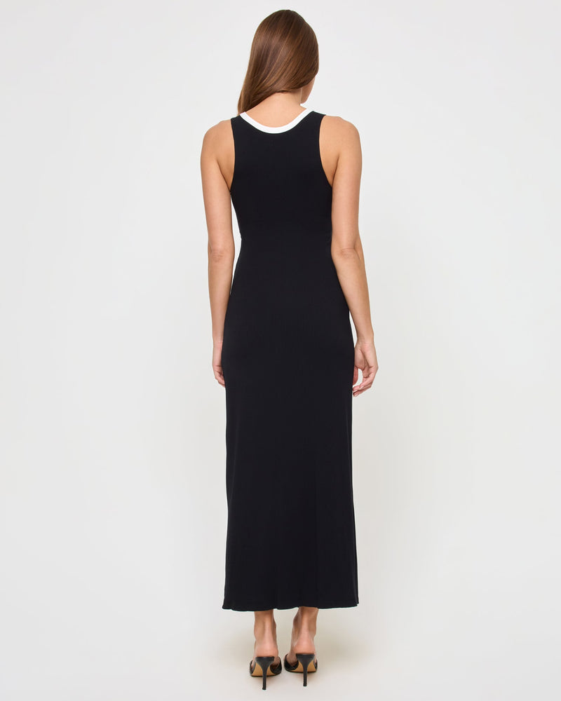LSPACE - STEPH DRESS BLACK CREAM
