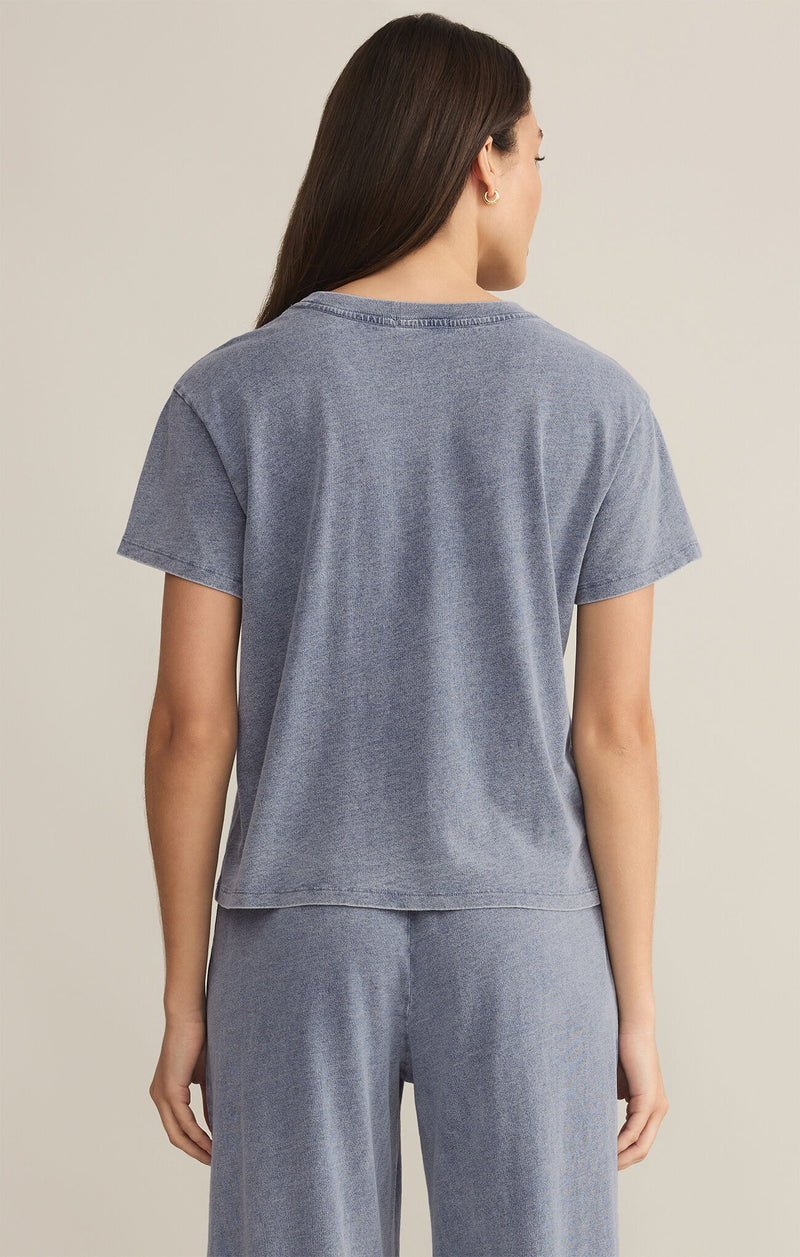 Z SUPPLY - GO TO JERSEY DENIM TEE