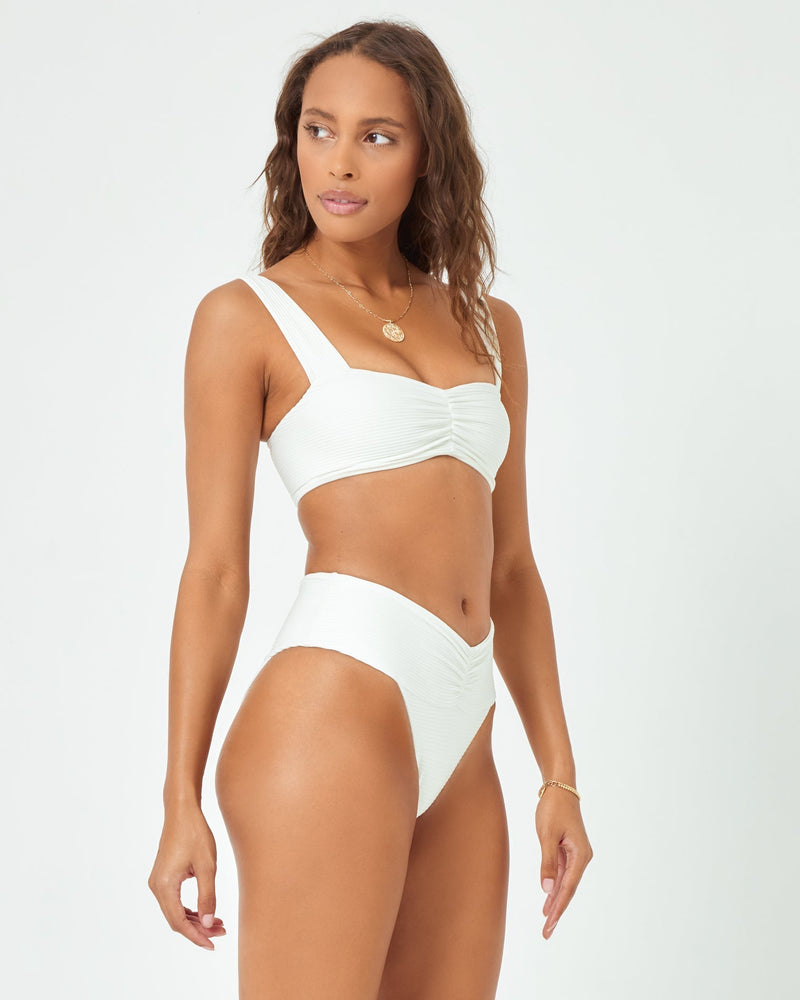 LSPACE - ECO CHIC REPREVE® MARLEE BIKINI TOP CREAM