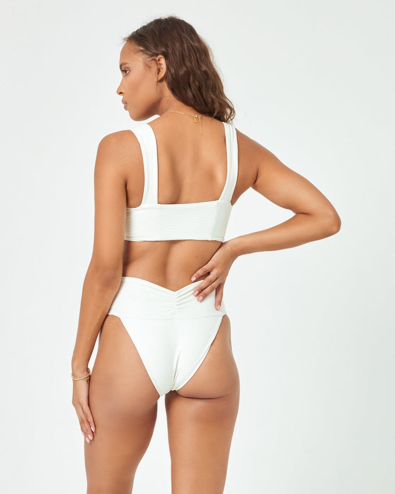 LSPACE - ECO CHIC REPREVE® MARLEE BIKINI TOP CREAM