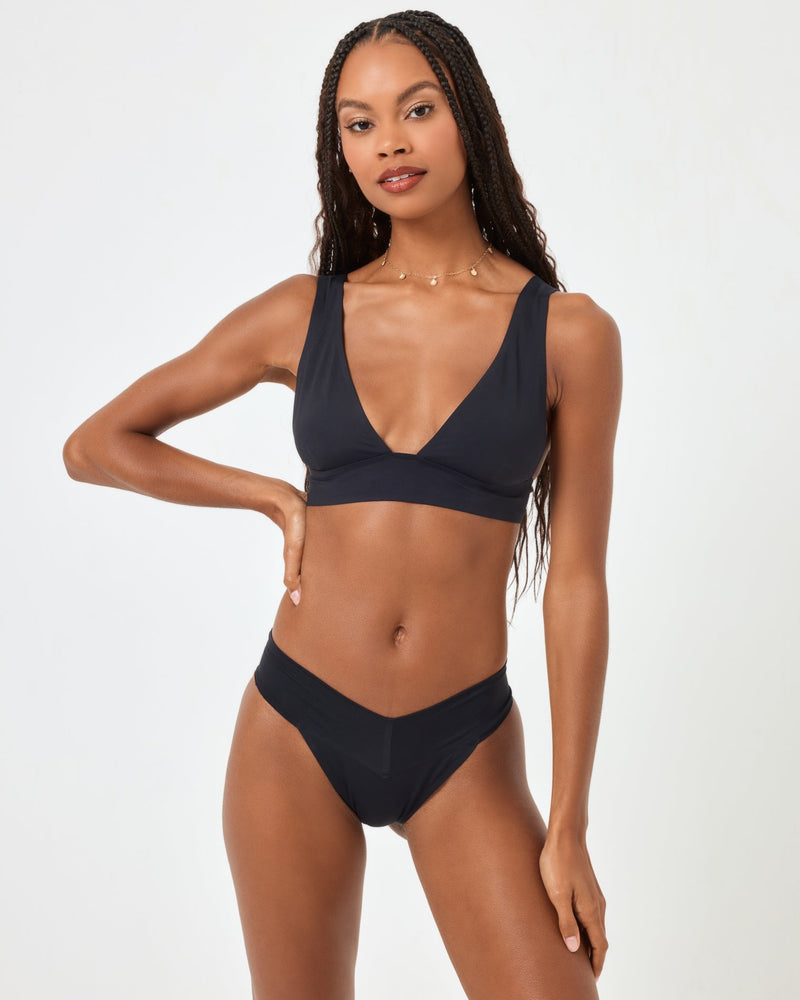 LSPACE - QUINN BIKINI BOTTOM BLACK