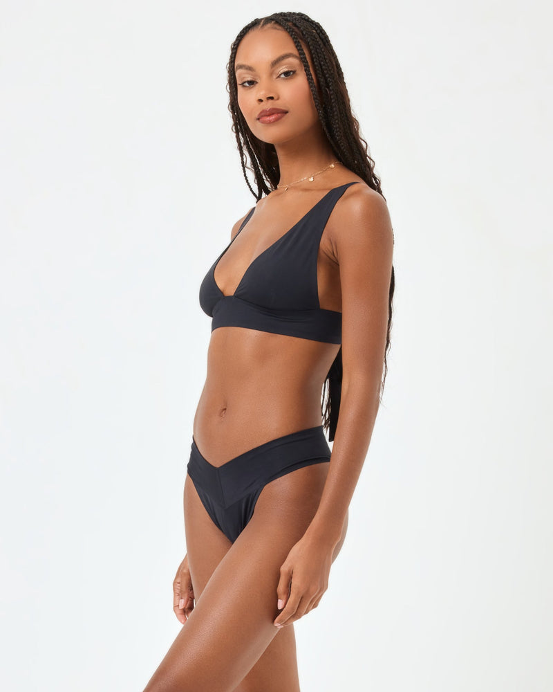 LSPACE - QUINN BIKINI BOTTOM BLACK