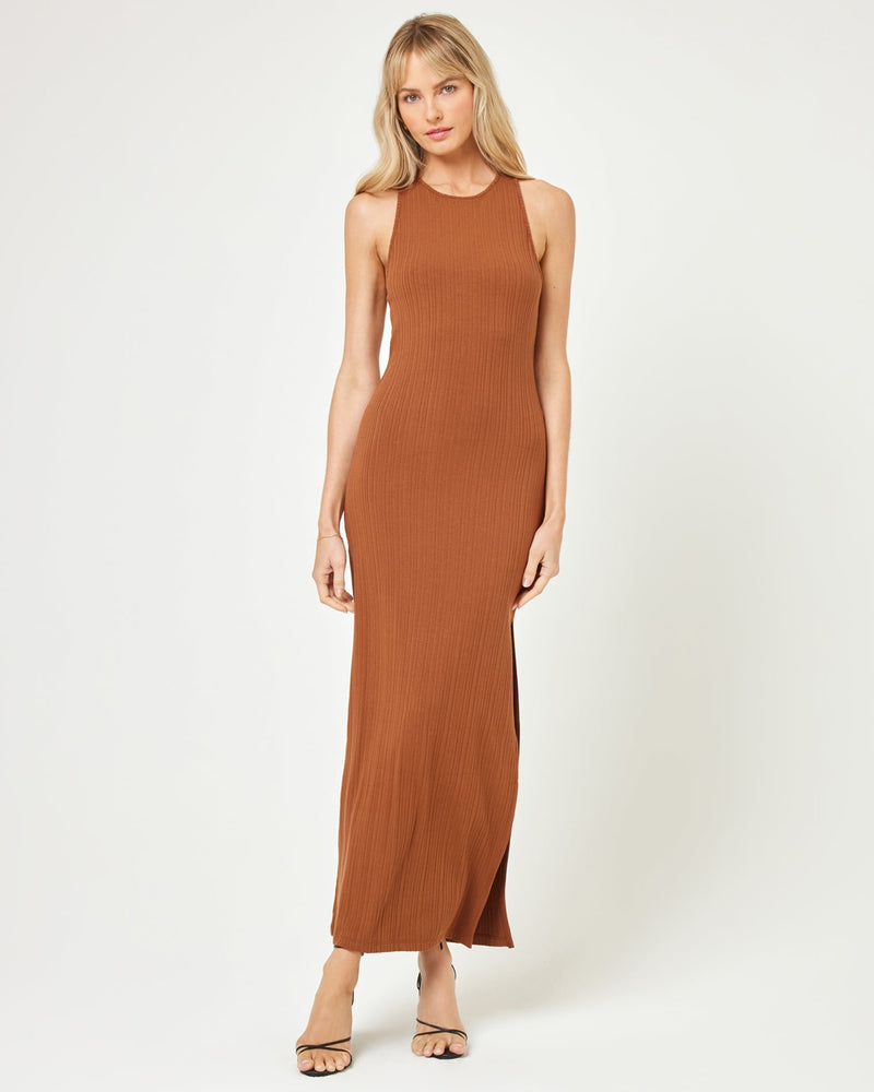 LSPACE - FRANCESCA DRESS COFFEE