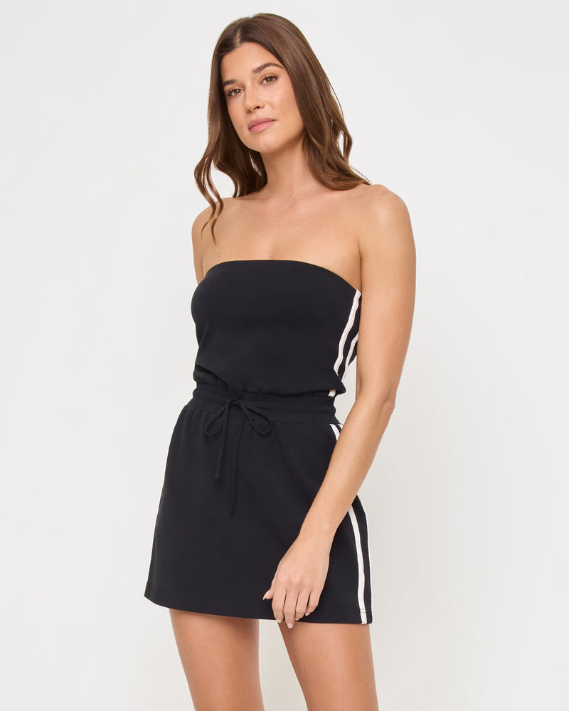 LSPACE - DECKER DRESS BLACK CREAM