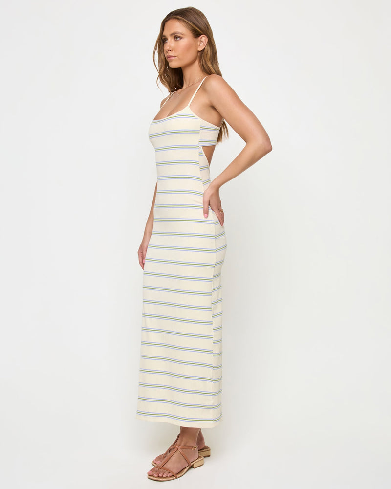 LSPACE - JORDANA DRESS BEACH DAY STRIPE