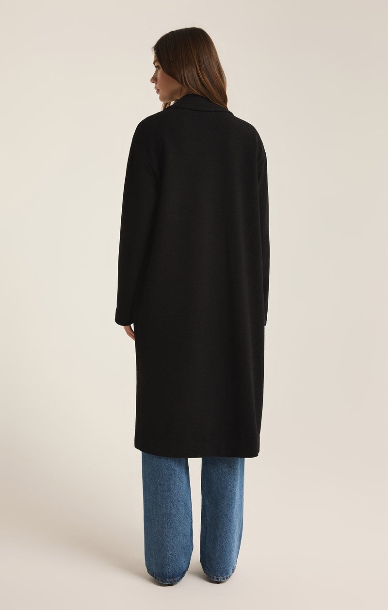 Z SUPPLY - MASON KNIT COAT BLACK