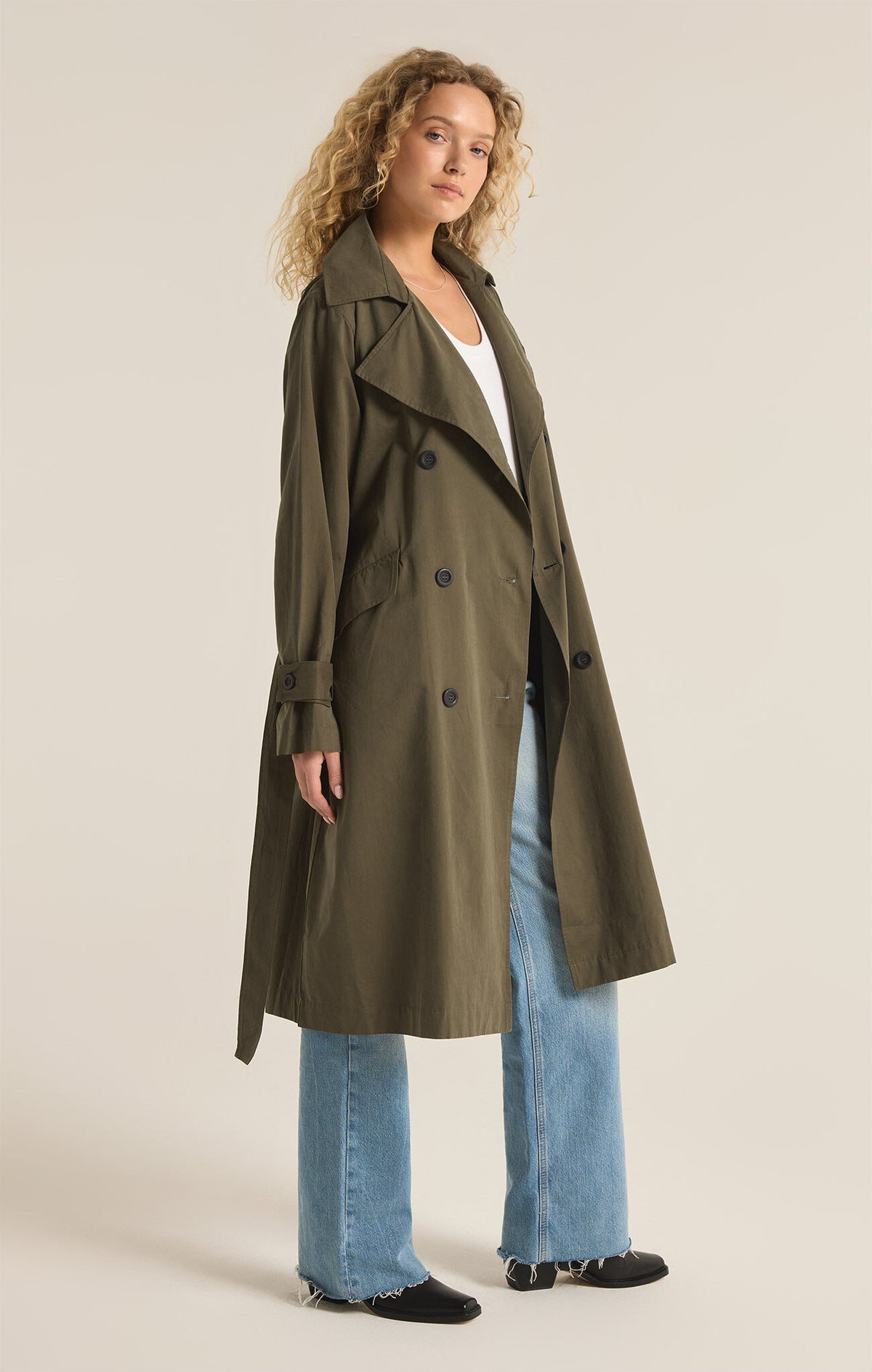 Z SUPPLY - DORIAN TRENCH COAT GRAPE LEAF – swirlboutique