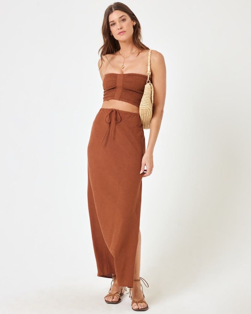 LSPACE - SUMMER FEELS TUBE TOP COFFEE