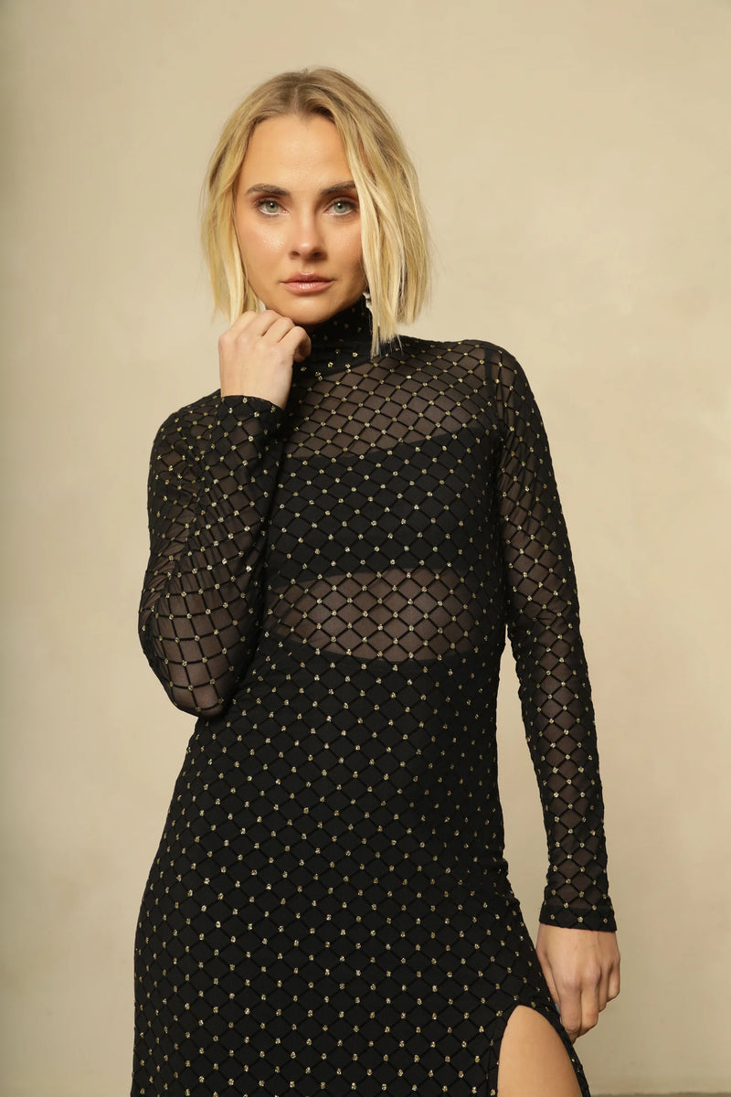 NIGHTCAP - MARDI GRAS GOWN