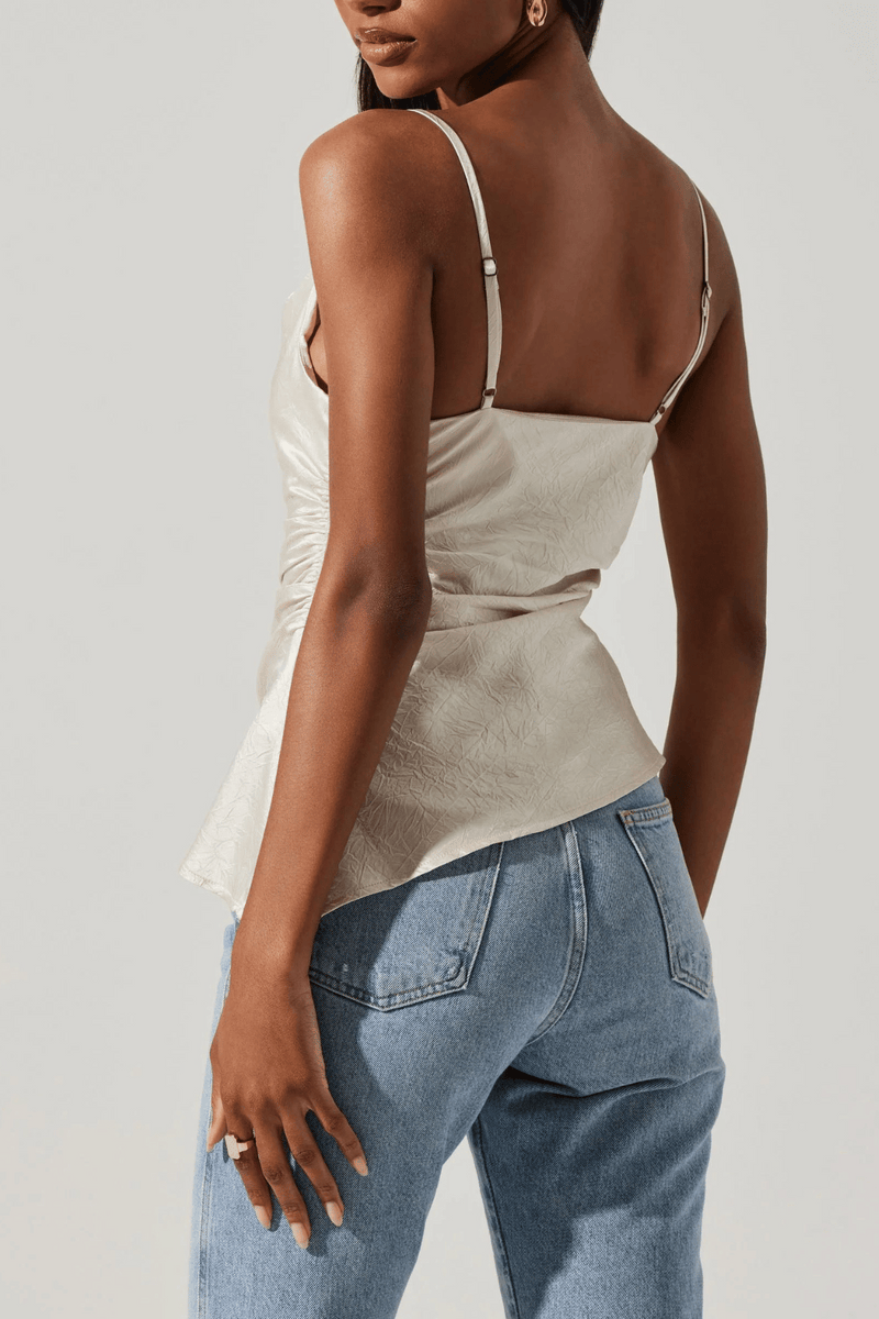 ASTR THE LABEL - MIRIE COWL NECK TANK TOP
