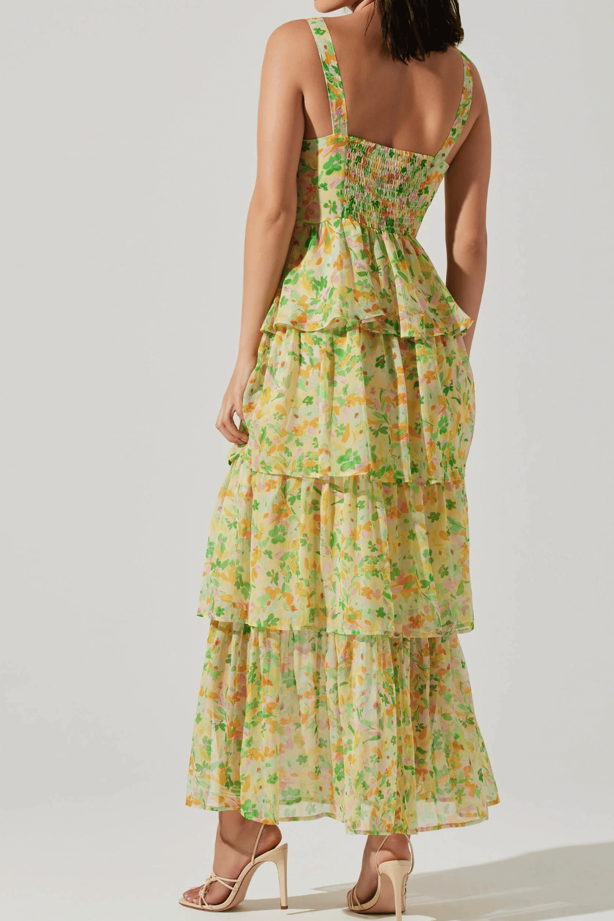 ASTR THE LABEL - MIDSUMMER FLORAL TIERED MAXI DRESS swirlboutique ASTR THE LABEL - MIDSUMMER FLORAL TIERED MAXI DRESS swirlboutique