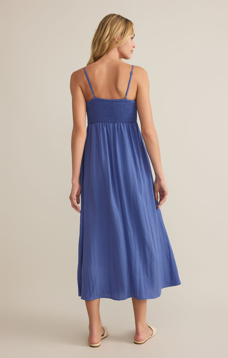 Z SUPPLY - BEACHSIDE MIDI DRESS RIVIERA