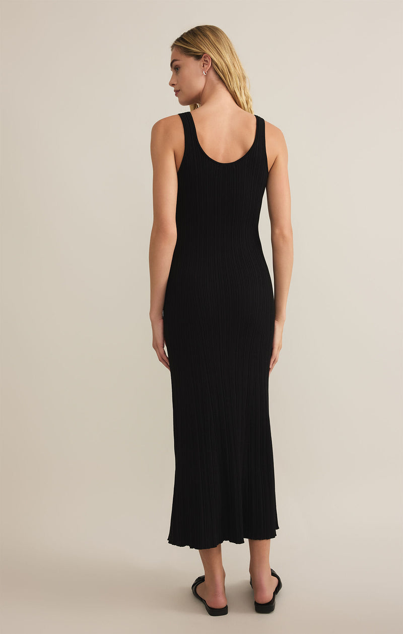 Z SUPPLY - SALINAS MIDI DRESS BLACK