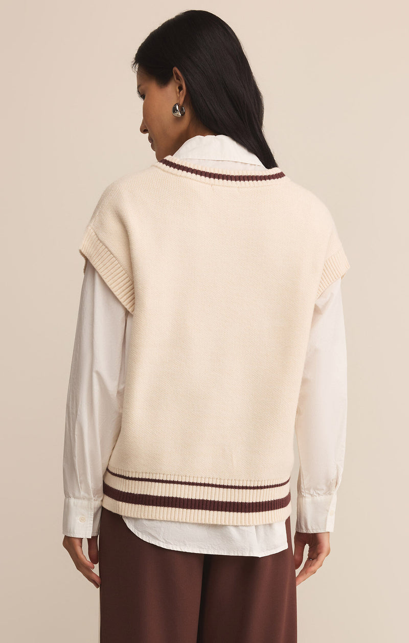 Z SUPPLY - FLETCHER SWEATER VEST CRYSTAL