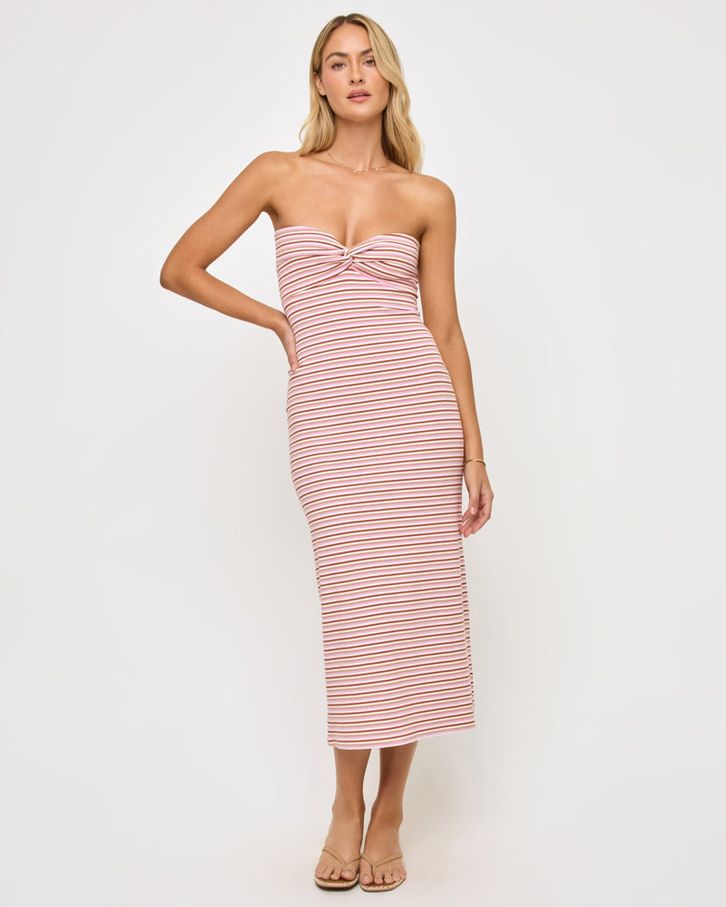 LSPACE - LISETTE DRESS AZALEA STRIPE