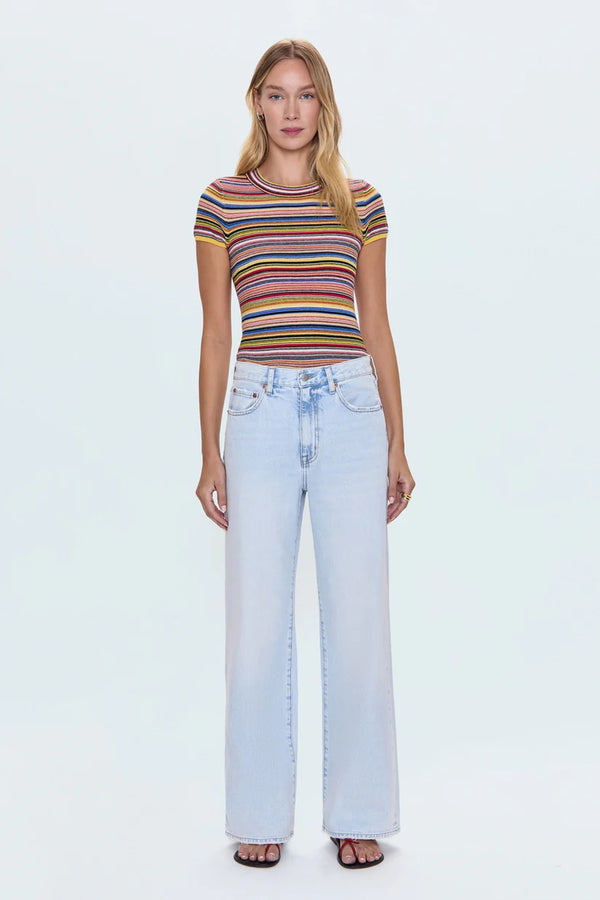 PISTOLA - HENDRIX HIGH RISE BAGGY JEAN WATERFALL