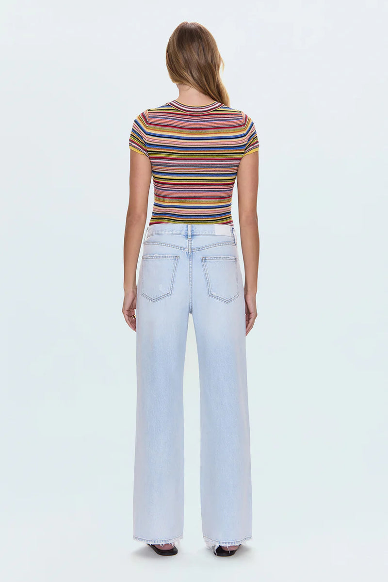 PISTOLA - HENDRIX HIGH RISE BAGGY JEAN WATERFALL