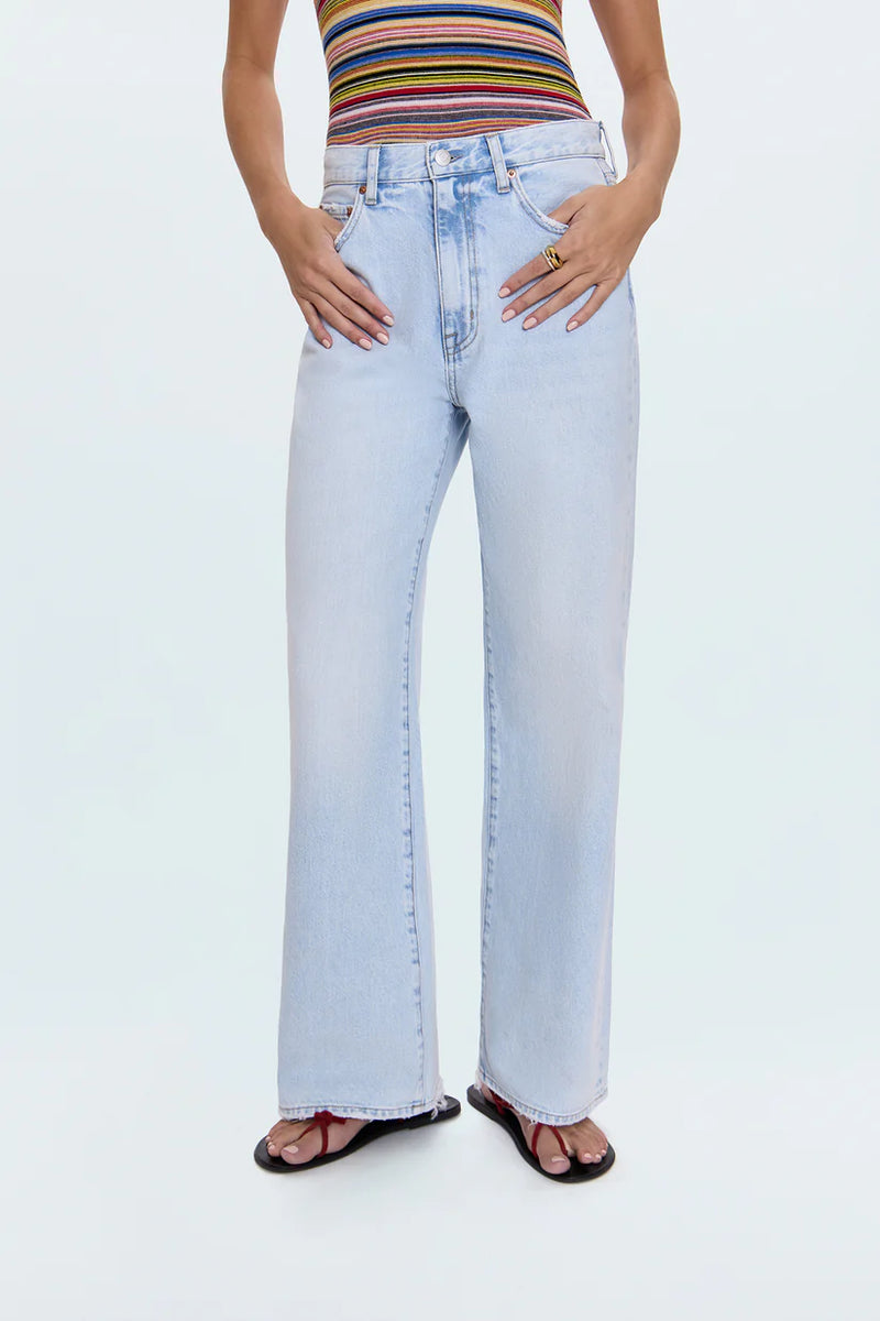 PISTOLA - HENDRIX HIGH RISE BAGGY JEAN WATERFALL