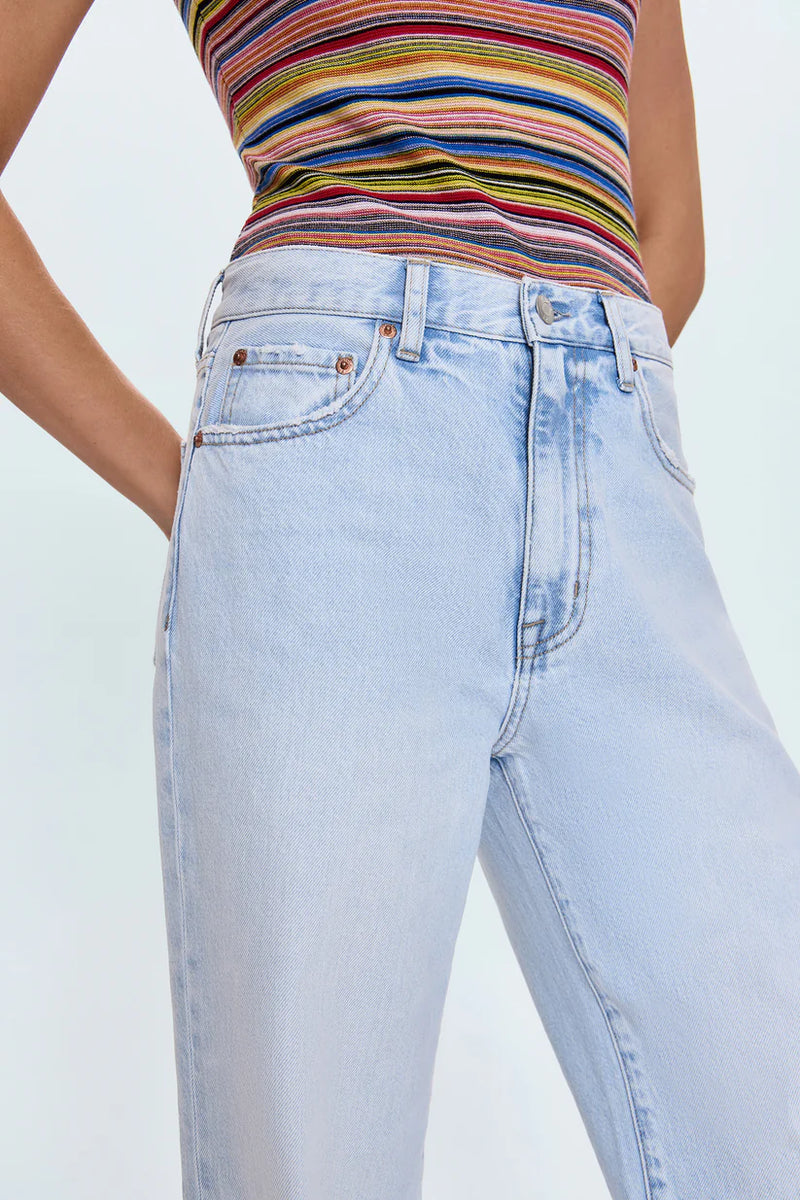 PISTOLA - HENDRIX HIGH RISE BAGGY JEAN WATERFALL