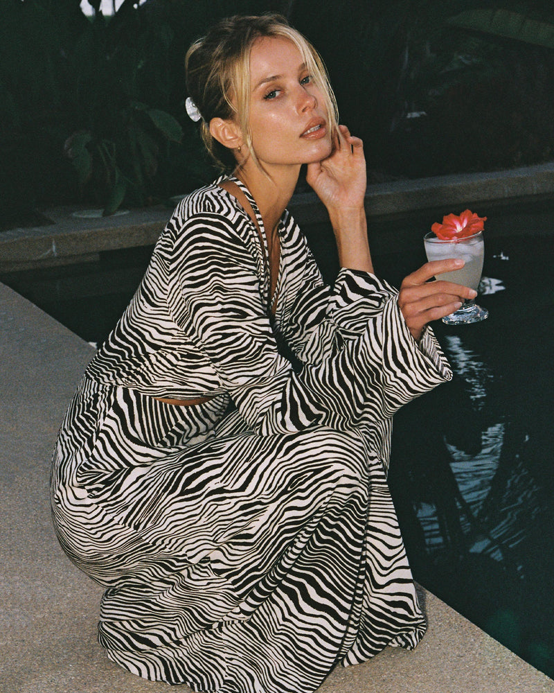 LSPACE - SAY WHEN MAXI DRESS ANIMAL