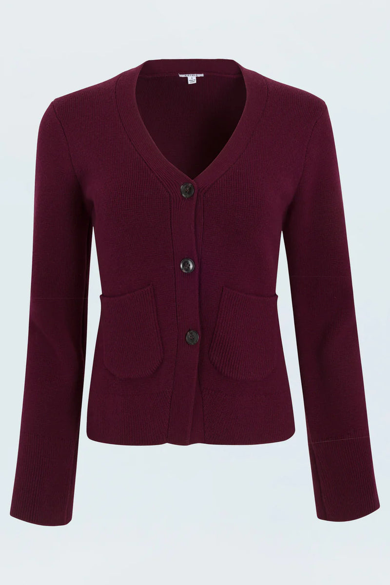 PISTOLA - AERON CARDIGAN CLARET