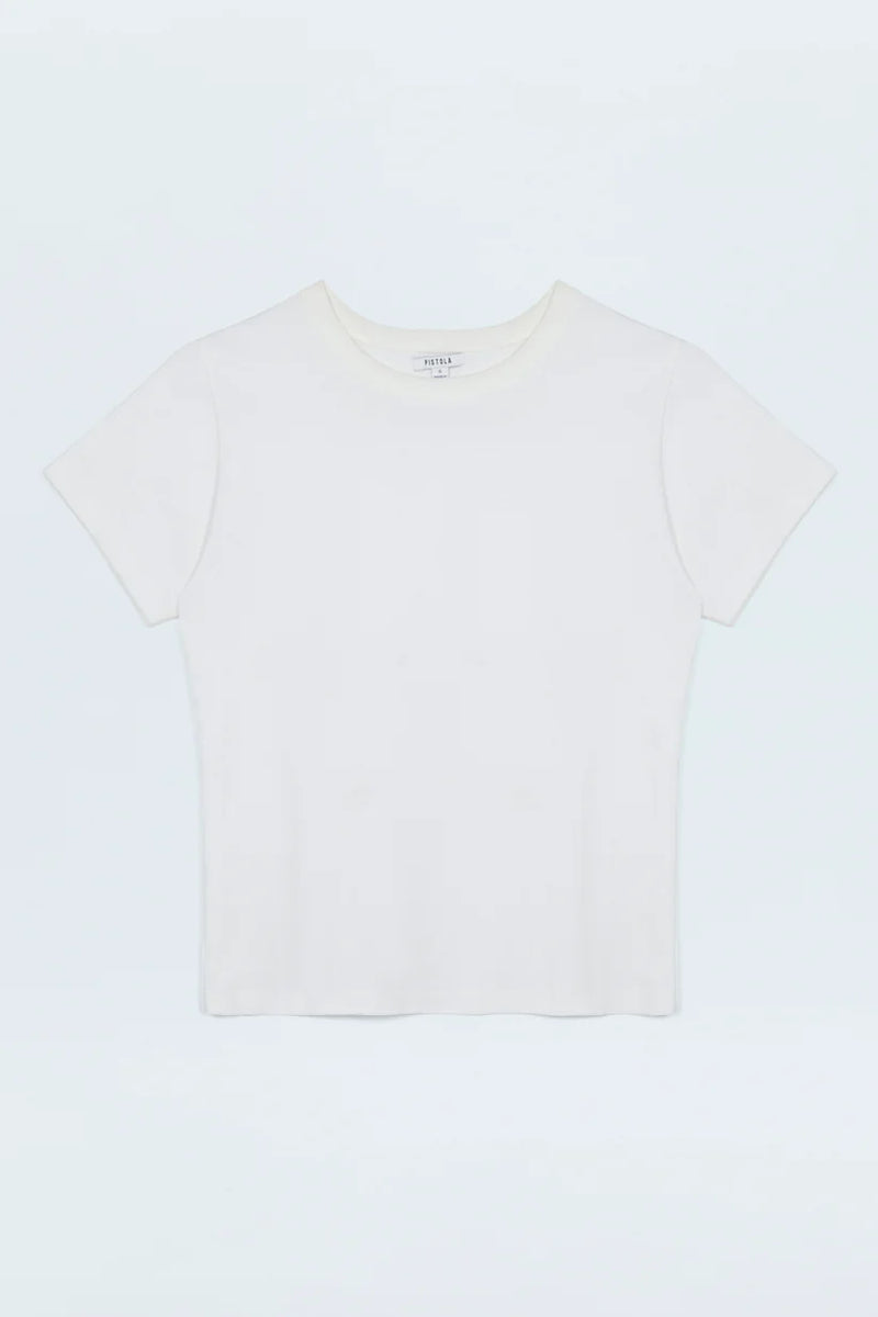PISTOLA - ALBA BABY TEE LE BLANC