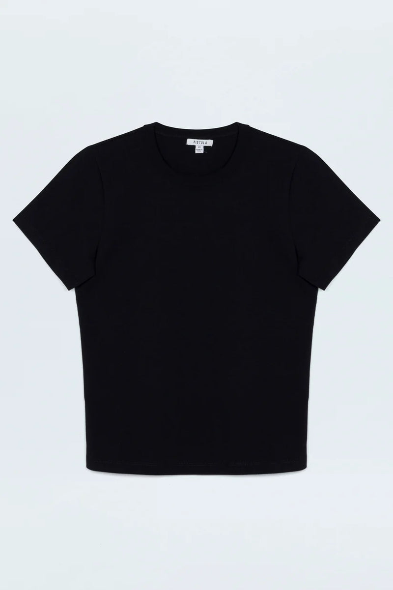 PISTOLA - ALBA BABY TEE BLACK