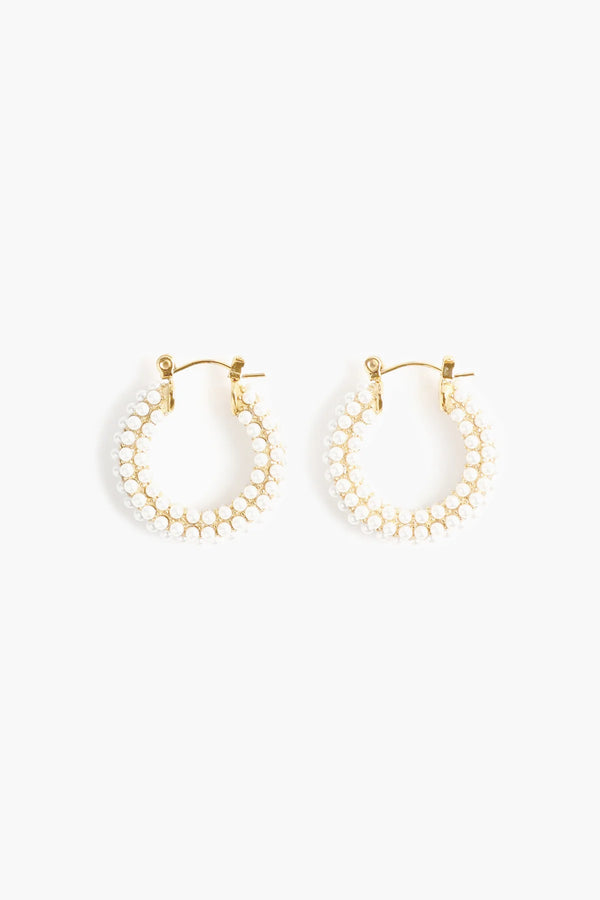 MARRIN COSTELLO JEWELRY - AUDREY HOOPS PEARL