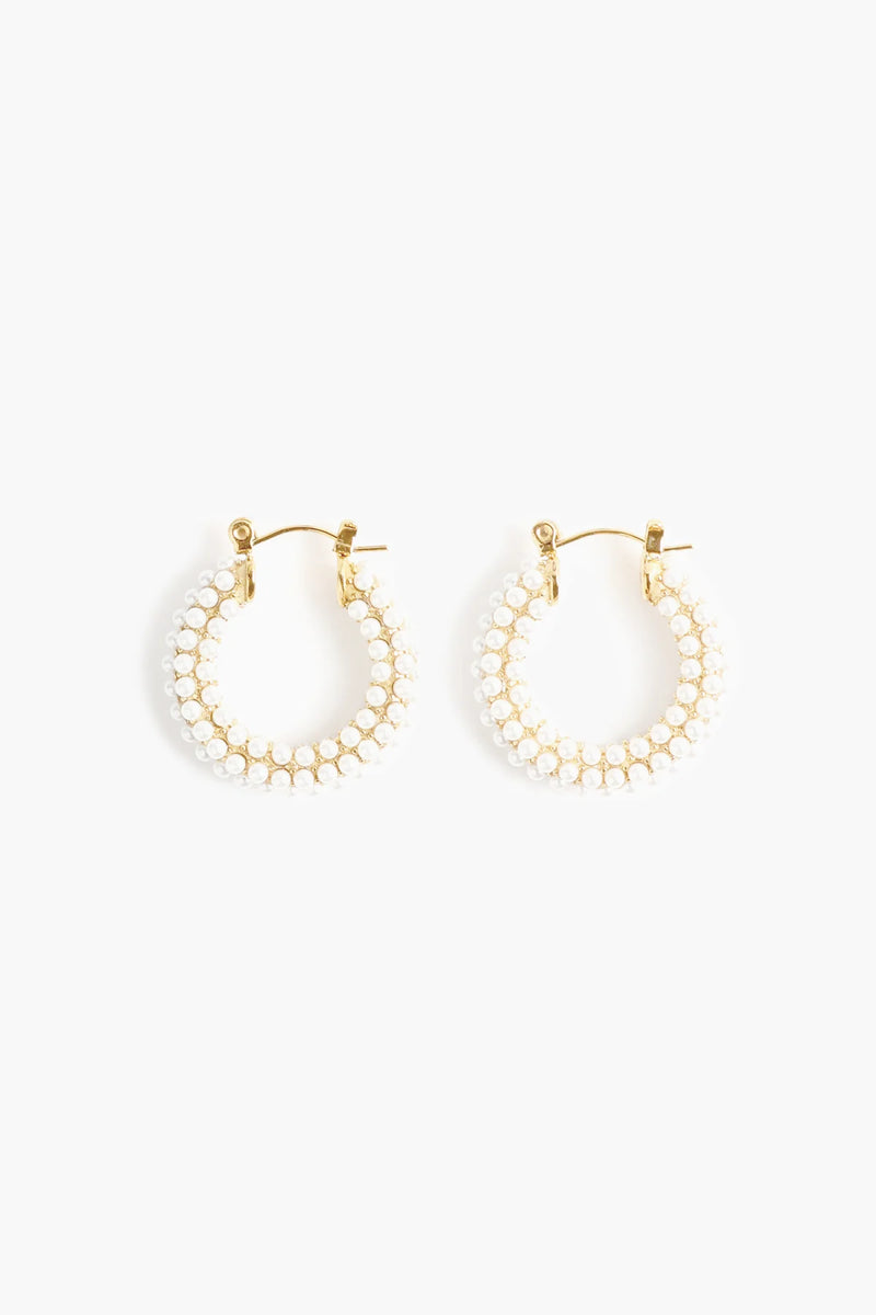 MARRIN COSTELLO JEWELRY - AUDREY HOOPS PEARL
