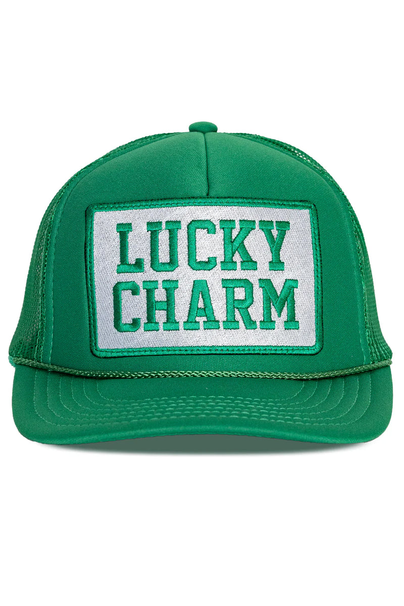 FRIDAY FEELIN - LUCKY CHARM TRUCKER HAT GREEN