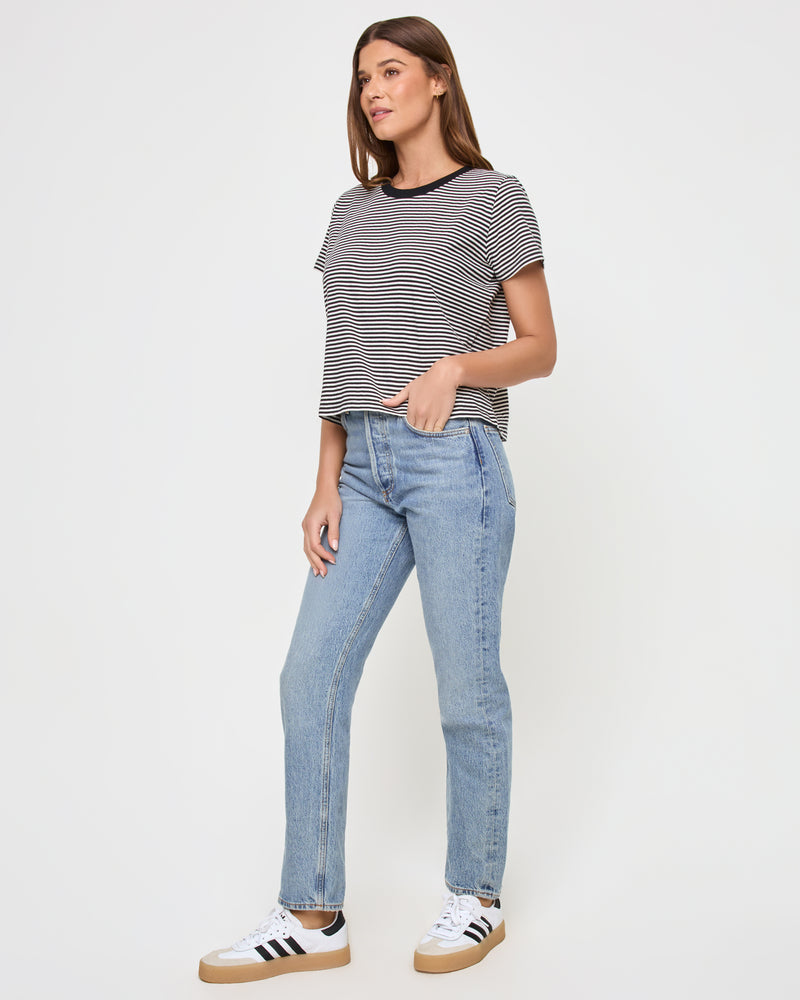 LSPACE - ALL DAY TOP BLACK CREAM