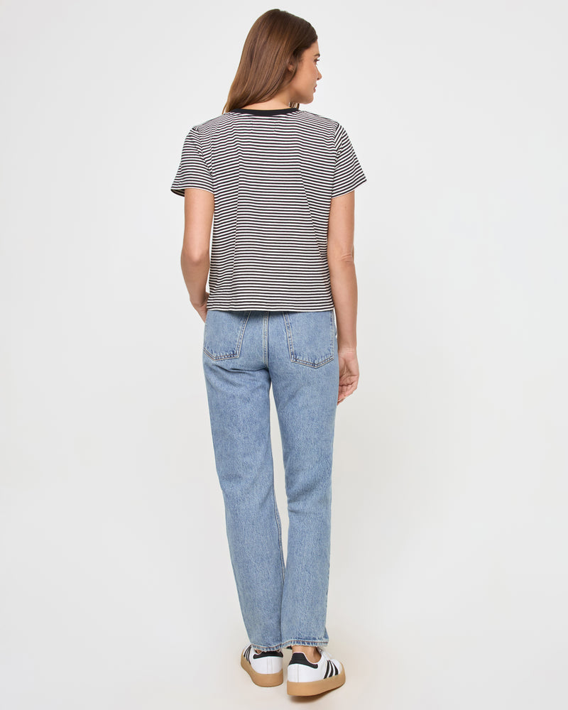 LSPACE - ALL DAY TOP BLACK CREAM
