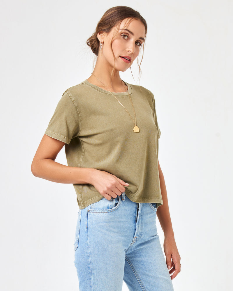 LSPACE - ALL DAY TOP OLIVE