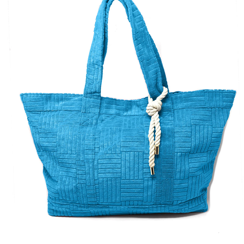 BETTE - AZURE TERRY WEEKENDER SET