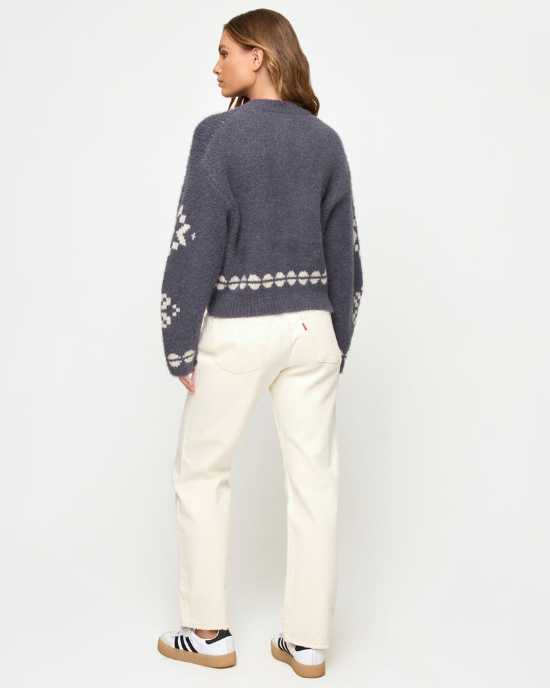 LSPACE - COSMOS SWEATER SNOWY ISLE FAIR ISLE