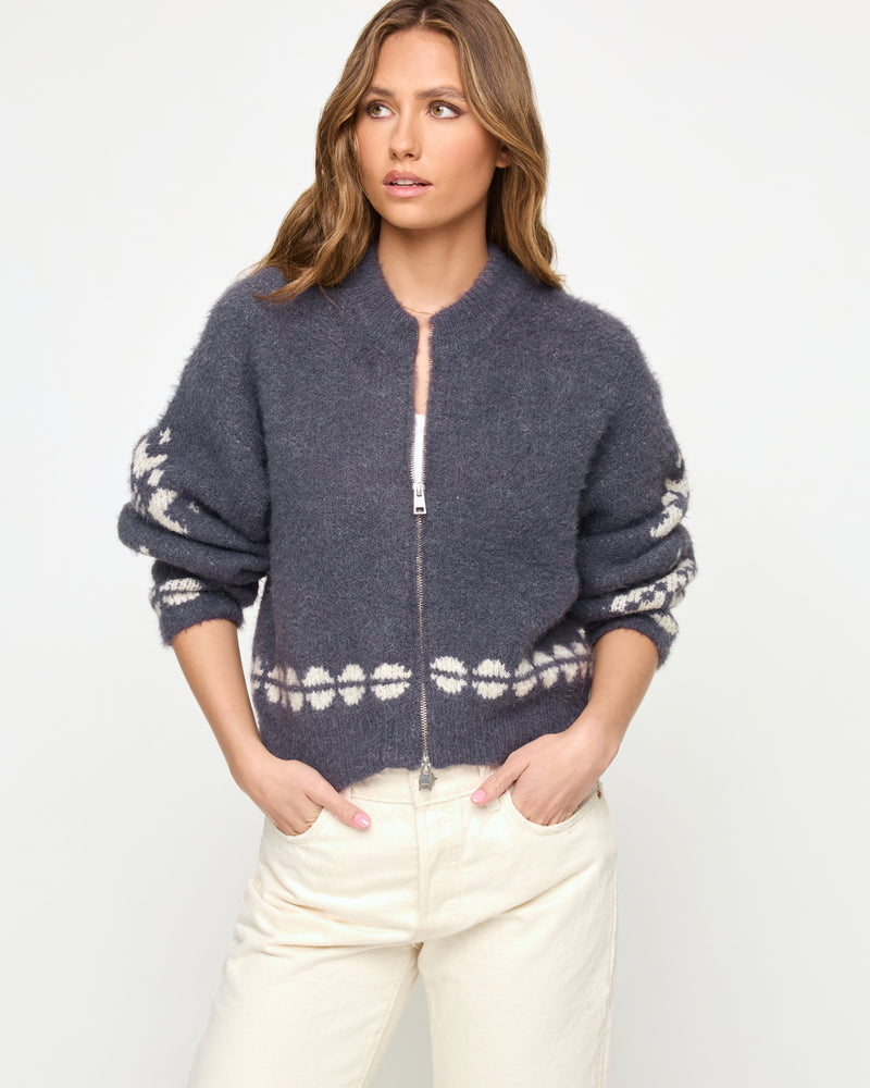 LSPACE - COSMOS SWEATER SNOWY ISLE FAIR ISLE