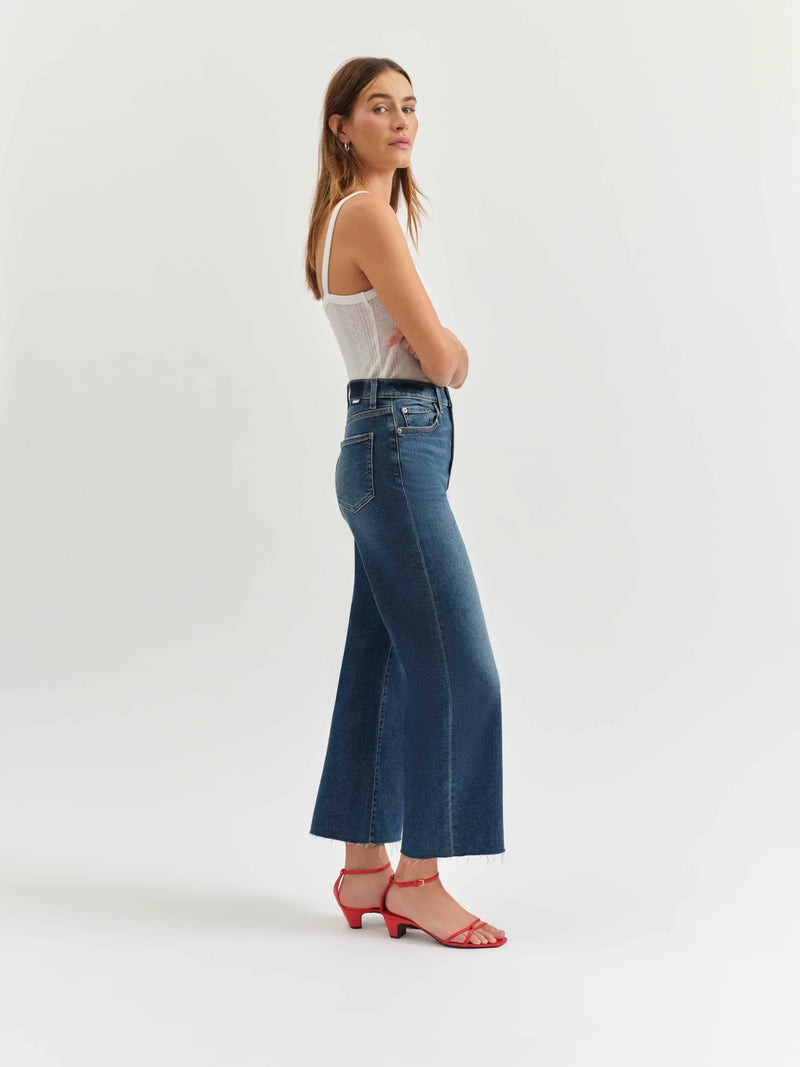 DAZE - PLEASER HIGH RISE WIDE LEG JEAN UPTOWN