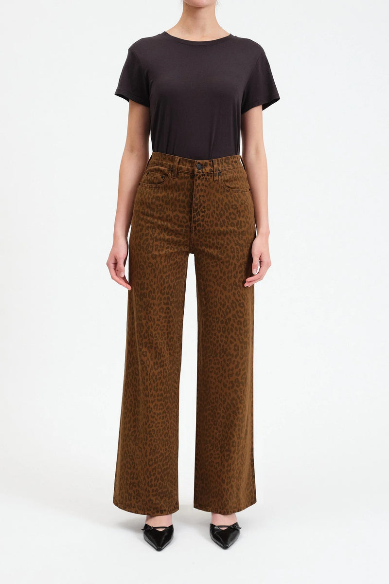 DAZE - FAR OUT HIGH WAIST WIDE LEG JEAN WILD CAT