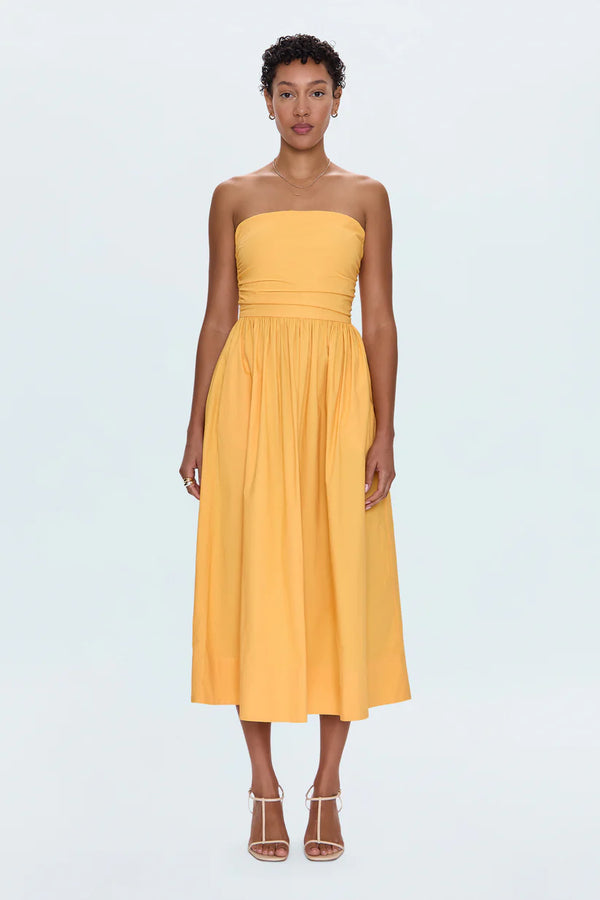 PISTOLA - FLORENCE STRAPPY BACK DRESS PAPAYA