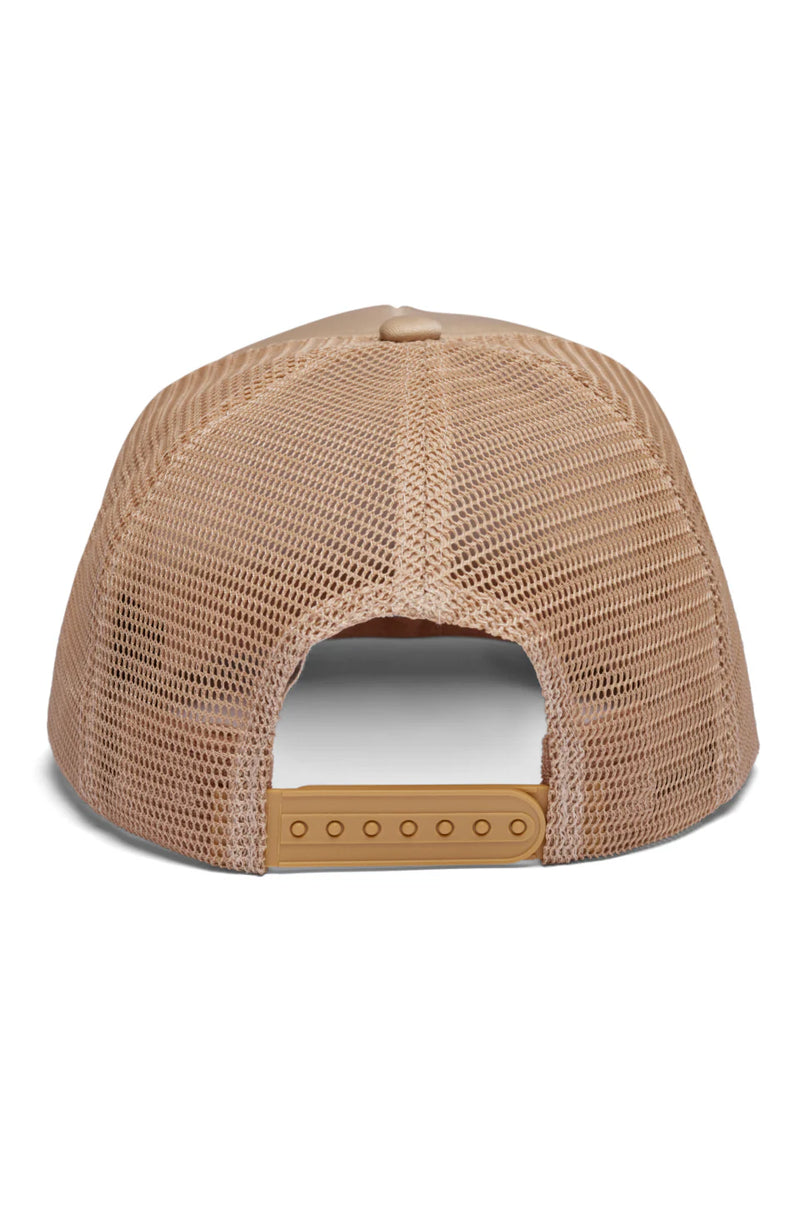 FRIDAY FEELIN - CALIFORNIA CALIFORNIA CALIFORNIA TRUCKER HAT TAN